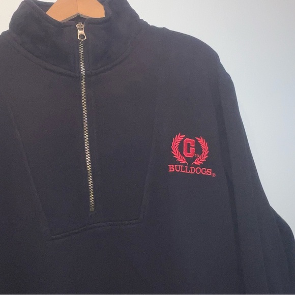 Tailgate Clothing Georgia Bulldogs Fleece Quarter Zip Jacket Size EXTRA LARGE - Picture 2 of 9